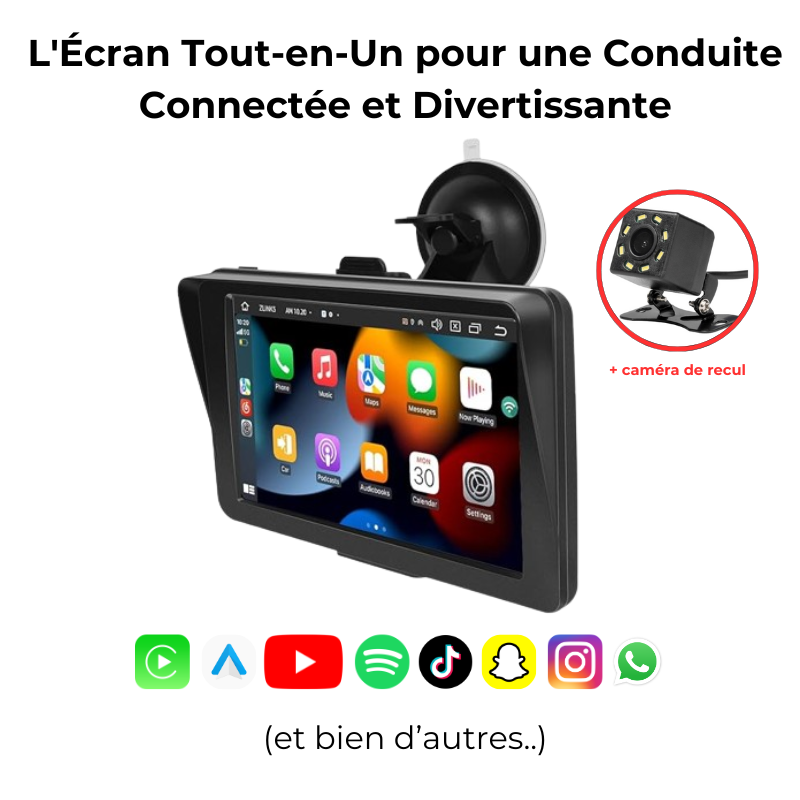 KarzPlay™ - Nos Carplay Sans Fil pour Toutes les Voitures